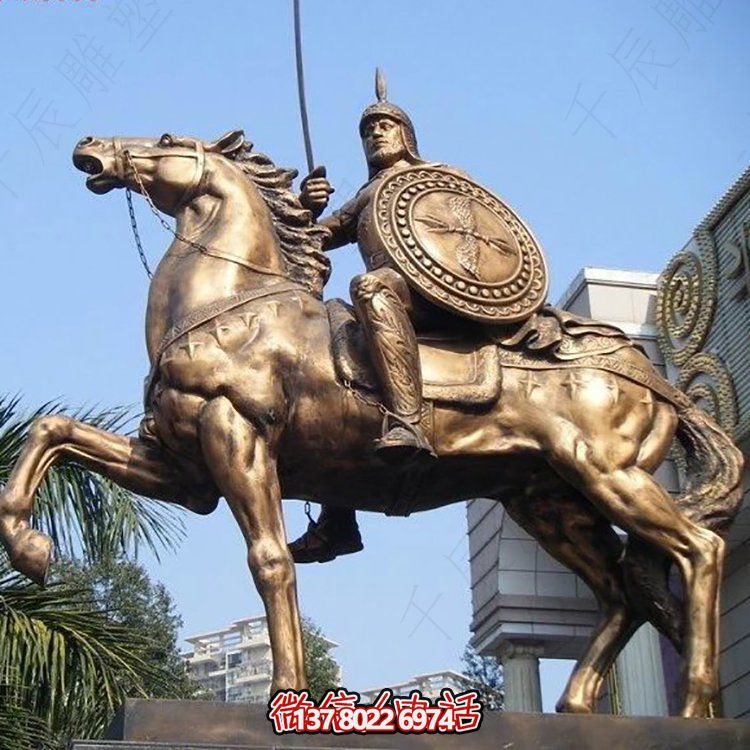 玻璃鋼仿銅戶(hù)外園林景觀雕塑