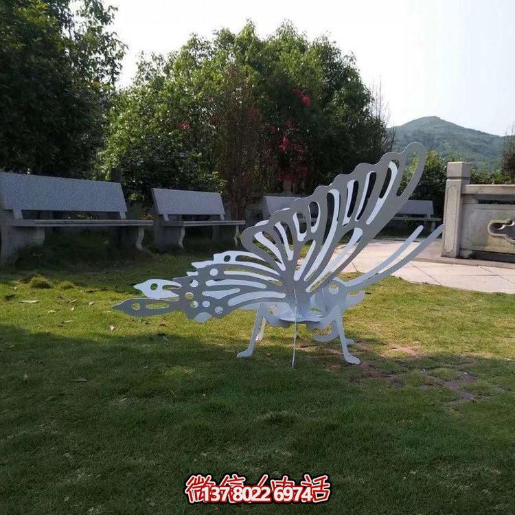 高級不銹鋼雕塑擺件，讓公園更加美麗