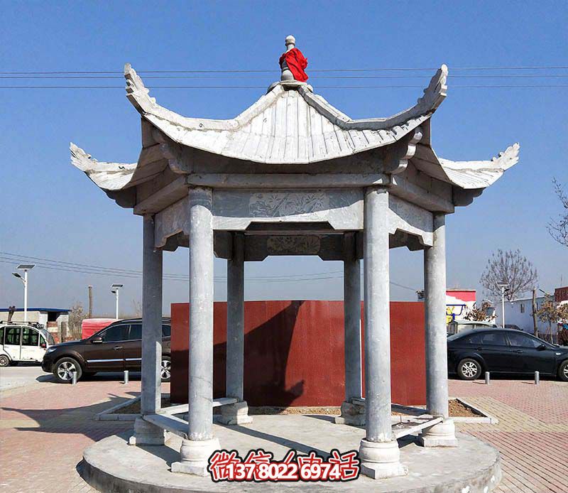 精致大理石涼亭，點(diǎn)綴完美小區(qū)廣場