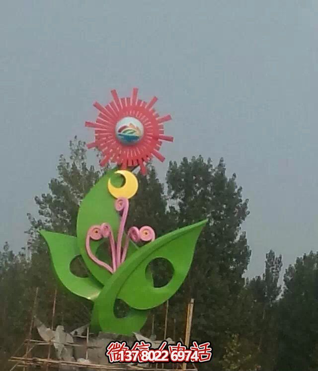 不銹鋼藝術(shù)雕塑，為景觀公園添彩