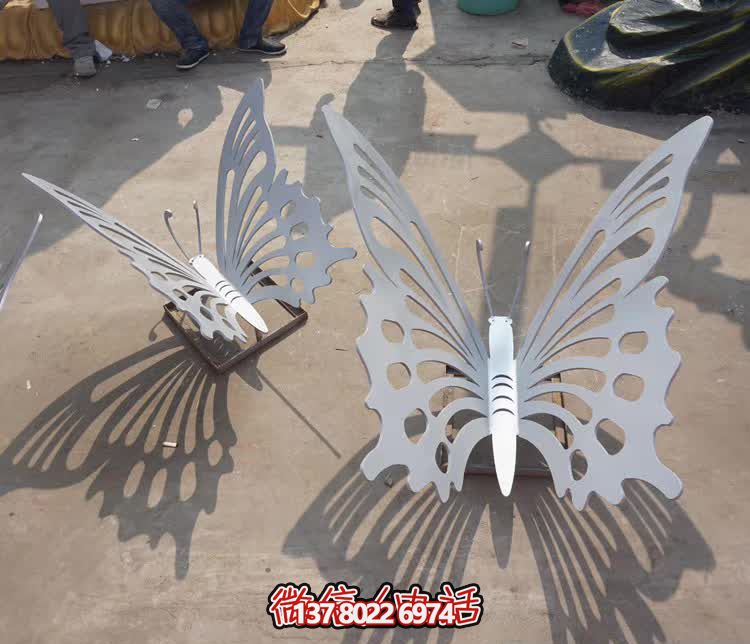 景區不銹鋼抽象蝴蝶雕塑 景區不銹鋼抽象蝴蝶雕塑