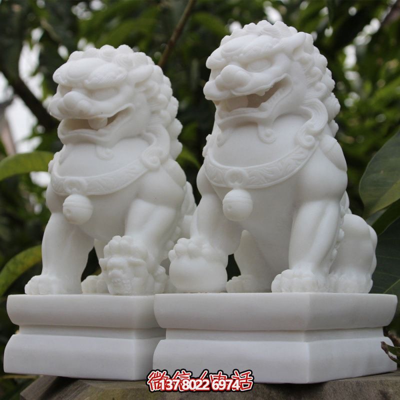 戶外廣場(chǎng)創(chuàng)意石雕漢白玉獅子雕塑 戶外廣場(chǎng)創(chuàng)意石雕漢白玉獅子雕塑
