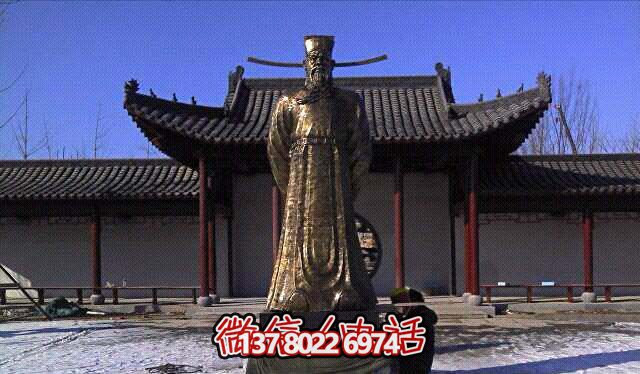 庭院古代名人銅雕包拯雕塑 庭院古代名人銅雕包拯雕塑