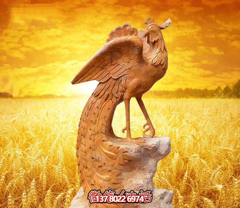 景區(qū)戶外創(chuàng)意晚霞紅石雕鳳凰雕塑 景區(qū)戶外創(chuàng)意晚霞紅石雕鳳凰雕塑