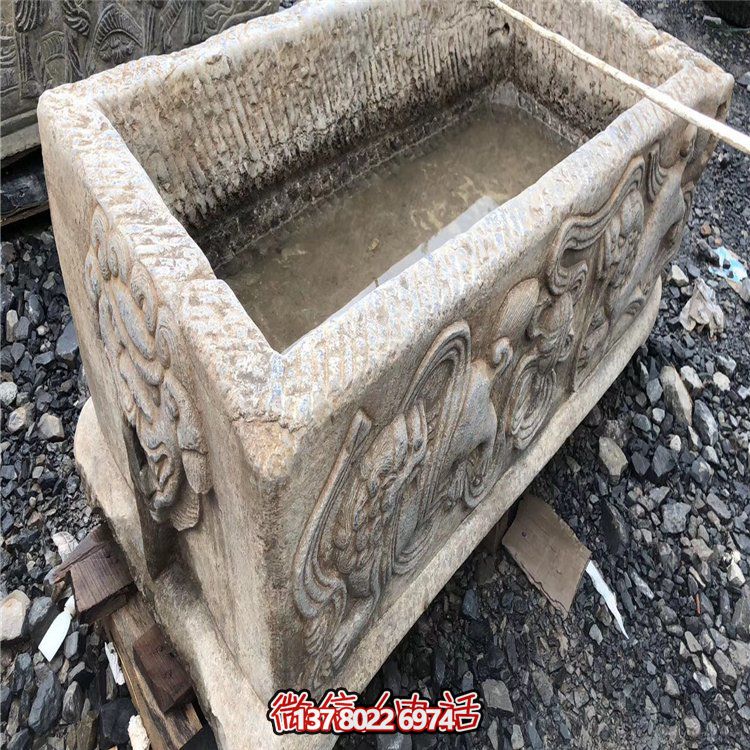 老石槽，漢白玉仿古石槽